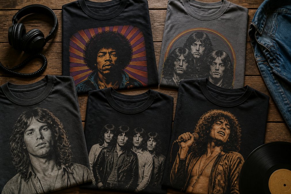 Best Graphic Tees for Classic Rock: 2026 Guide