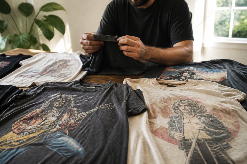 How to Identify Authentic Vintage Concert Shirts