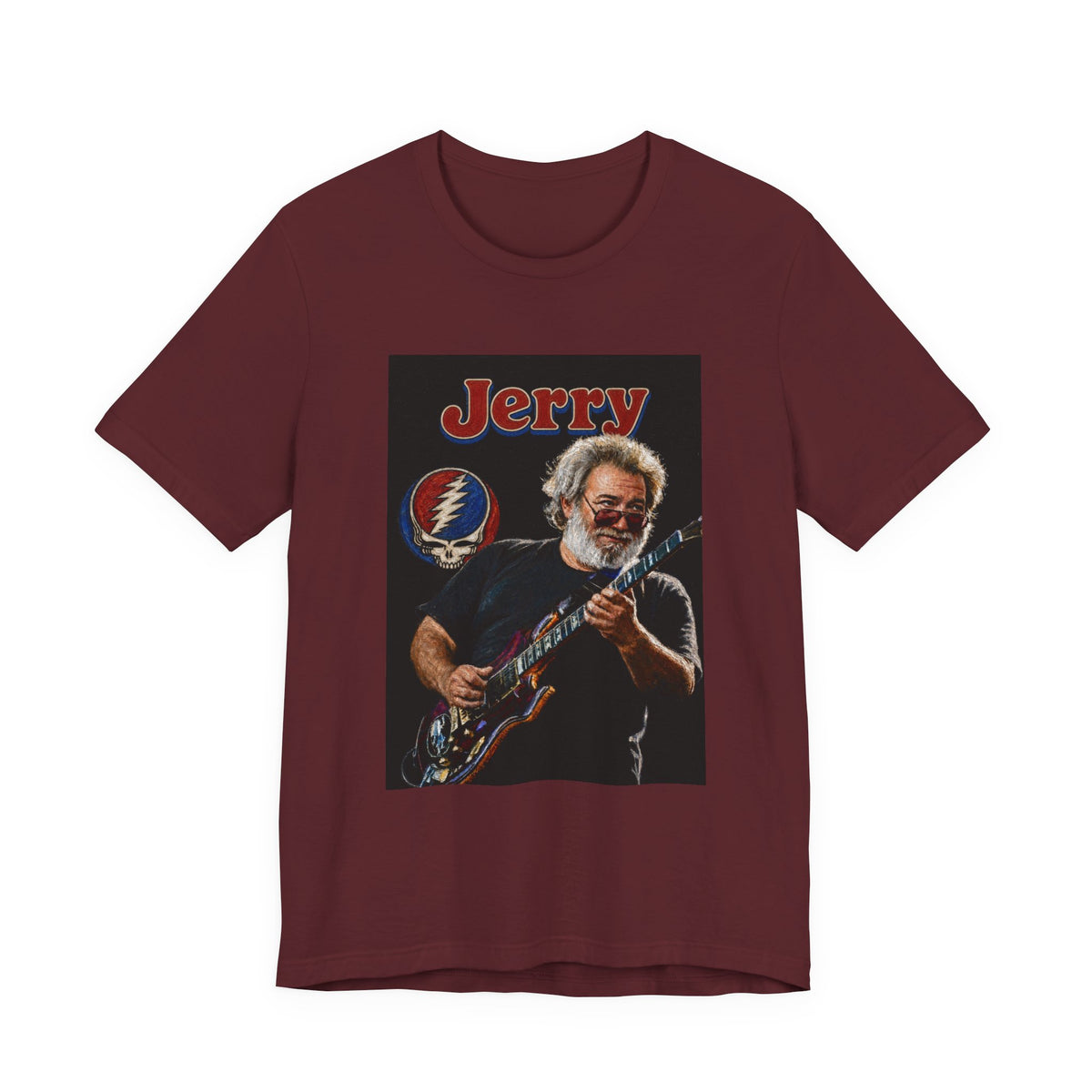 Jerry Garcia Guitar Portrait T Shirt