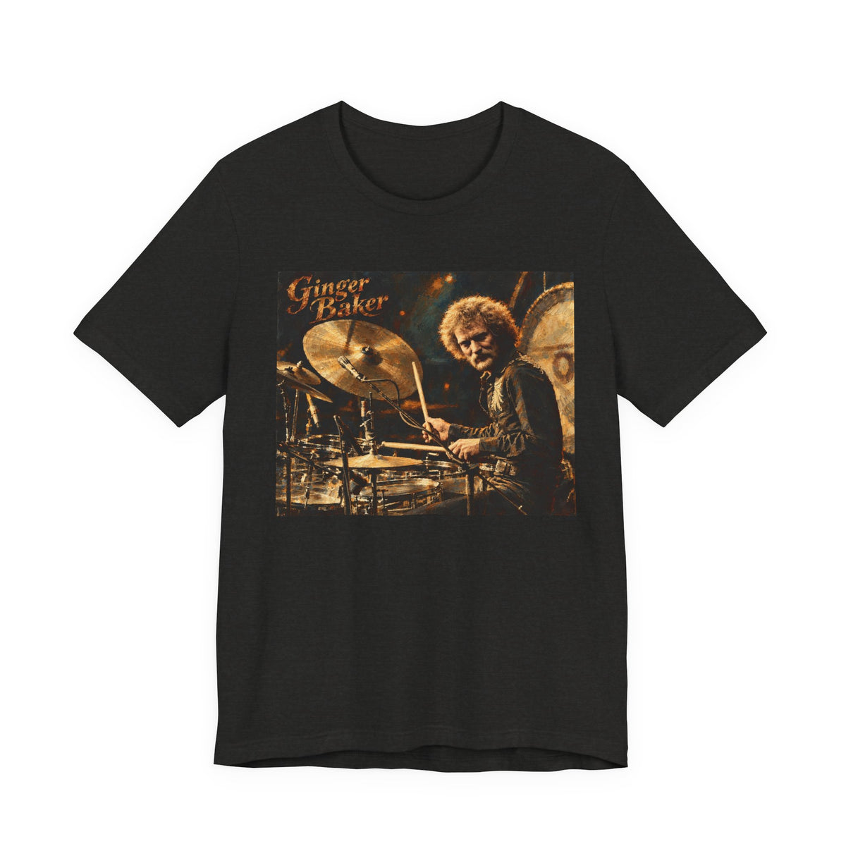Ginger Baker Drummer T Shirt