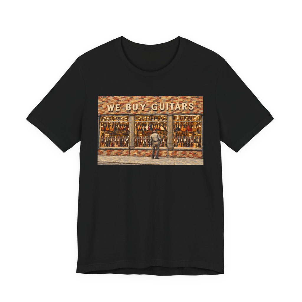 We Buy Guitars Vintage Music Store Tee