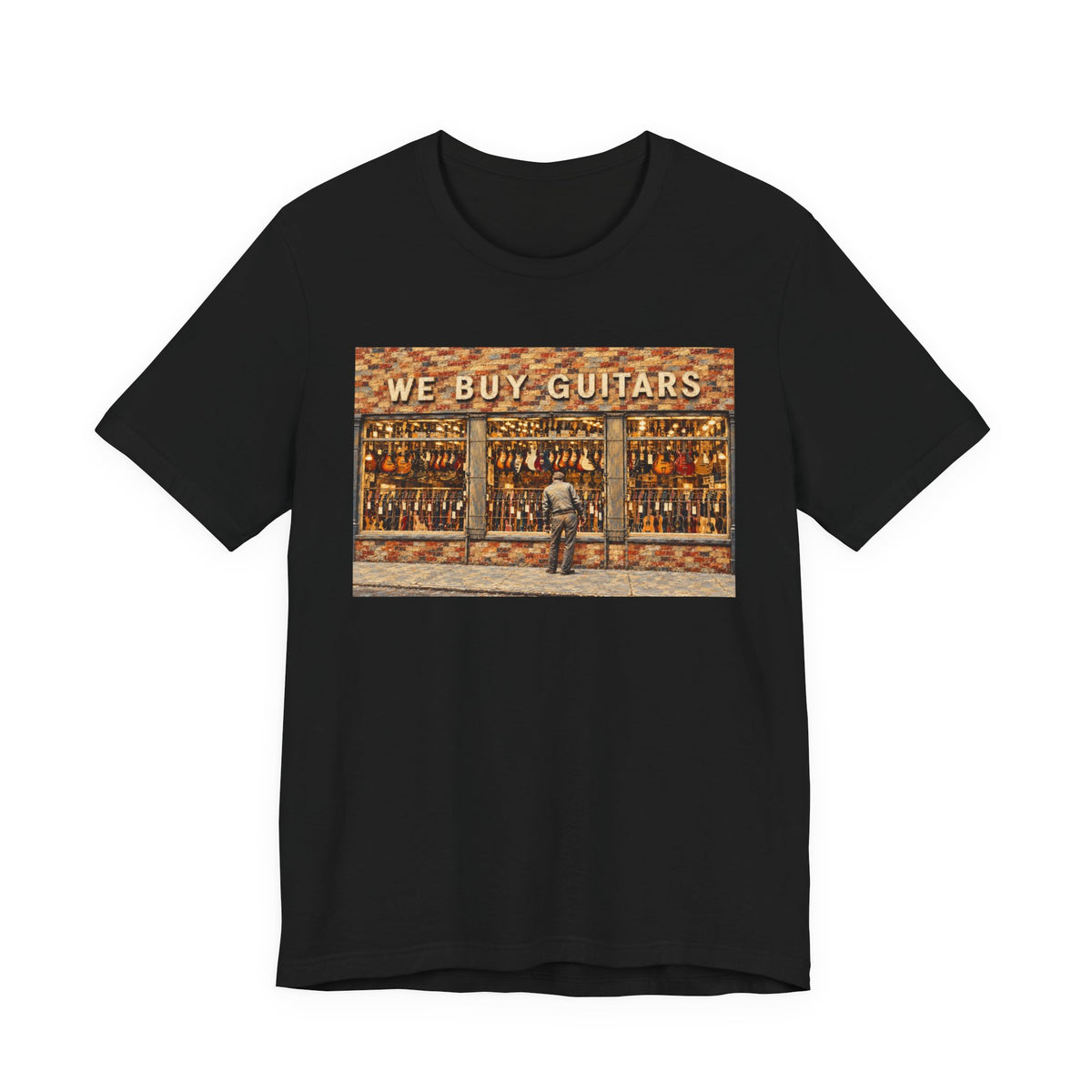 We Buy Guitars Vintage Music Store Tee