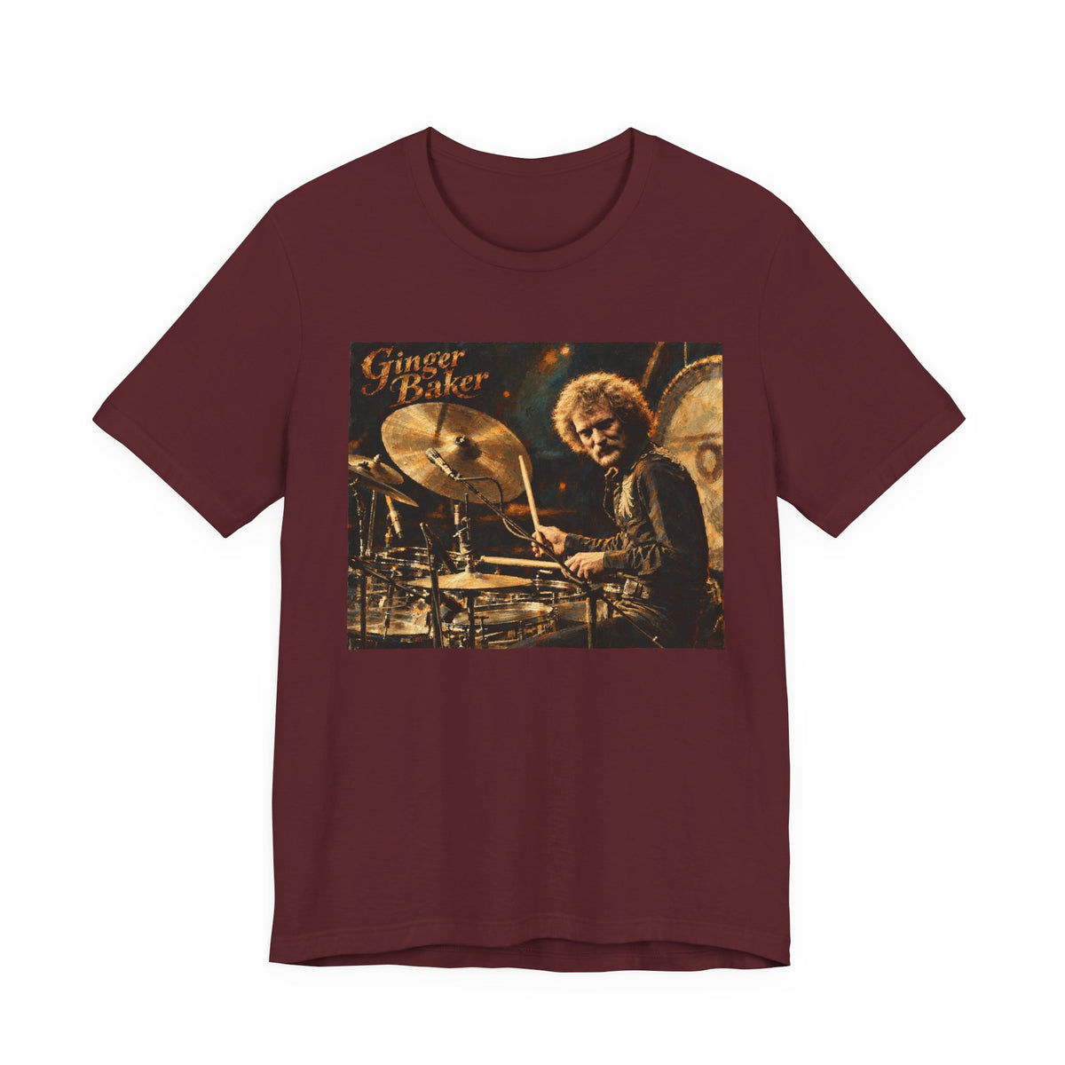 Ginger Baker Drummer T Shirt