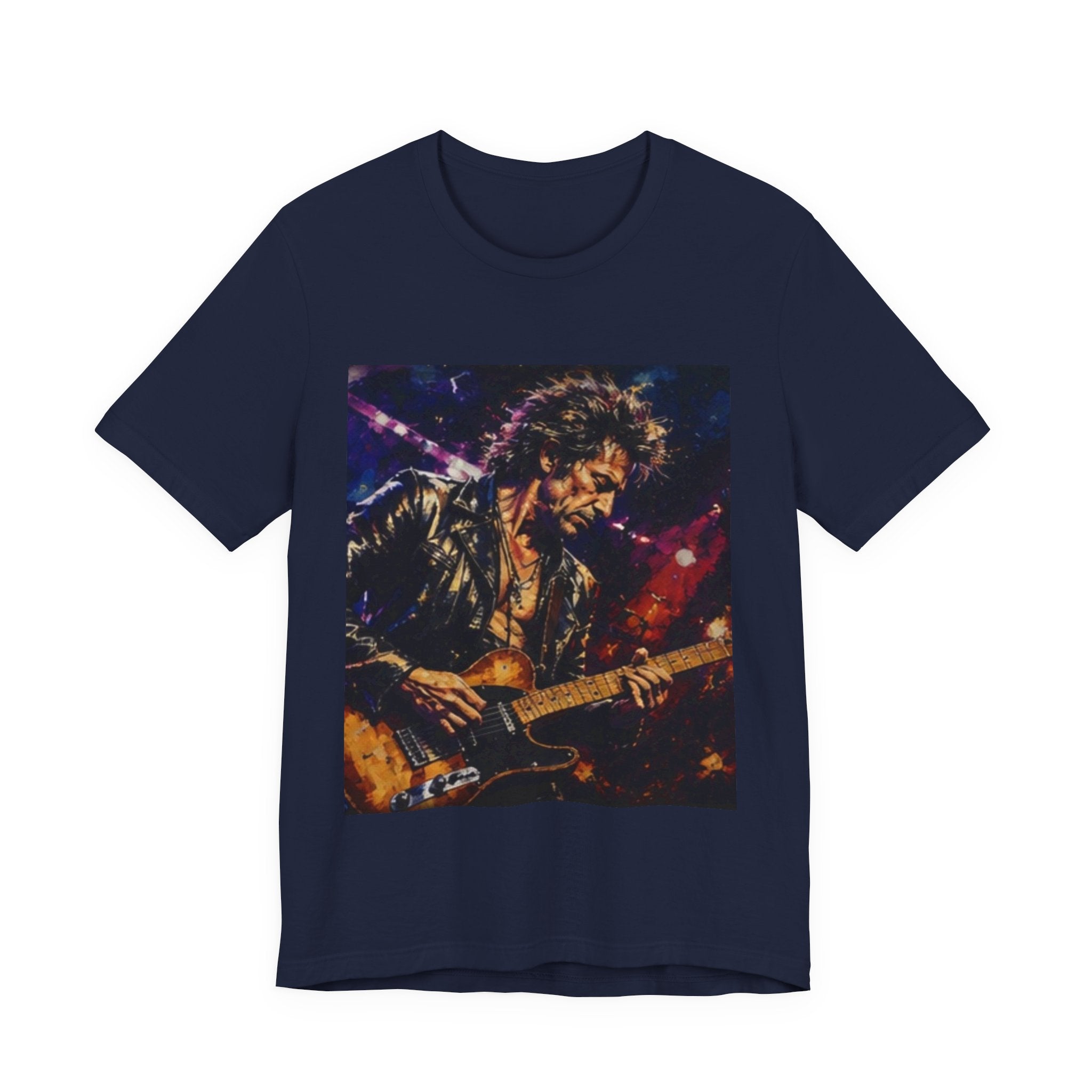 Guitarist Concert Graphic Tee — Vintage Rock Music Band Shirt