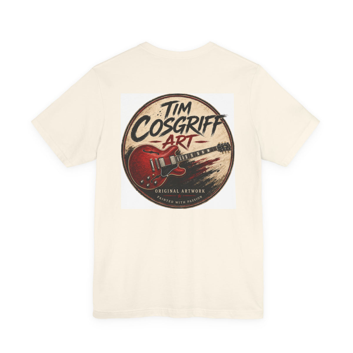 Guitar Island Sunset T Shirt