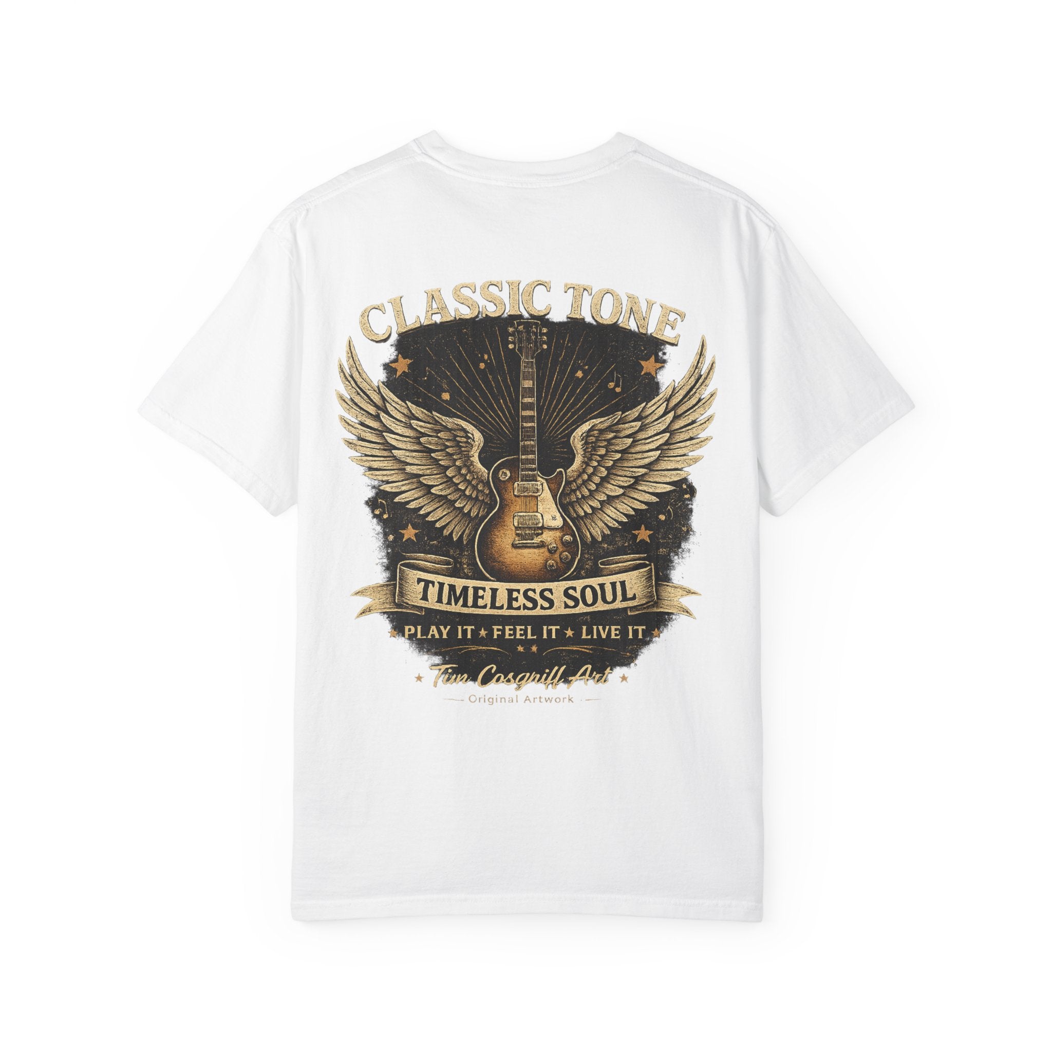 Graphic T-Shirt — Classic Tone "Timeless Soul" Guitar Design