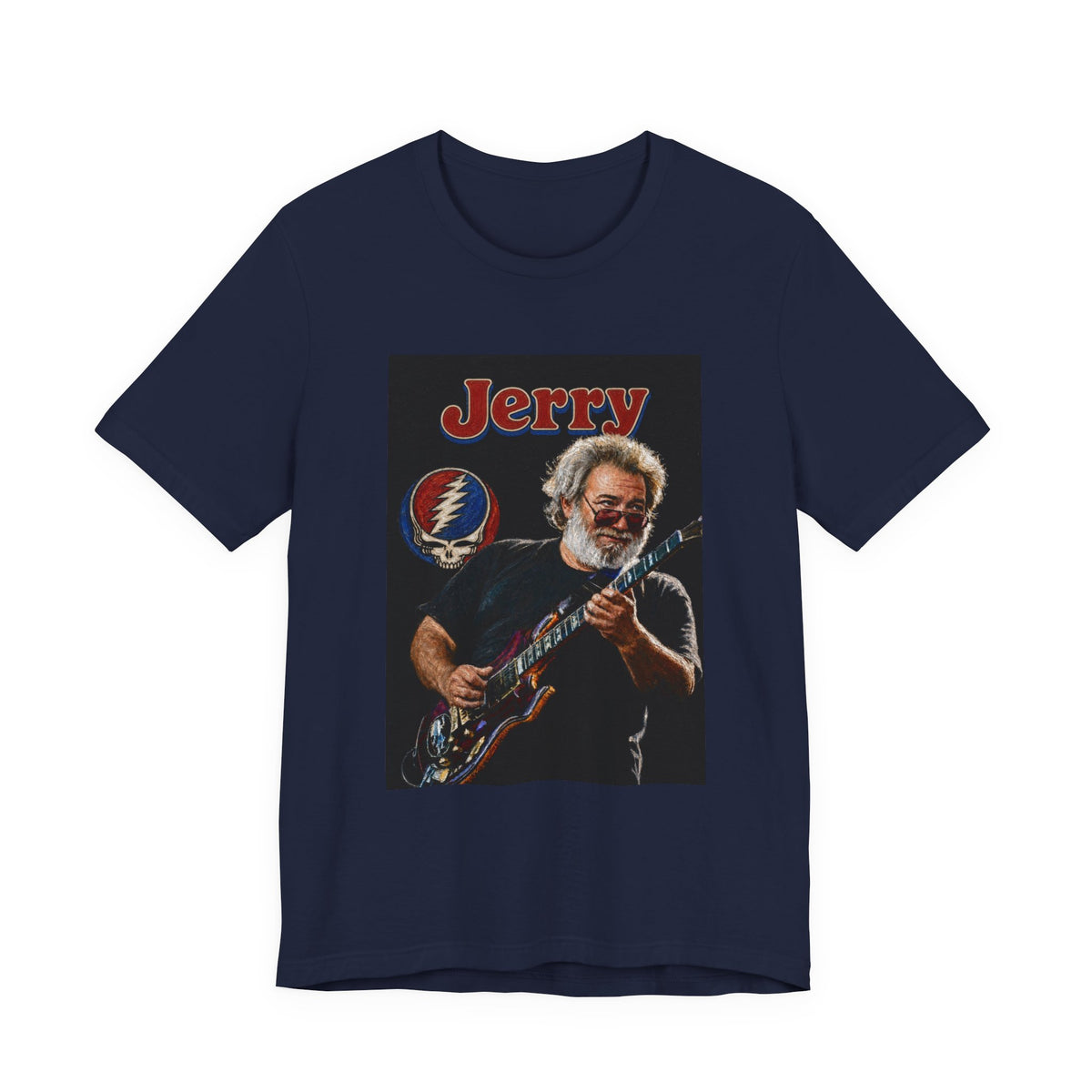 Jerry Garcia Guitar Portrait T Shirt