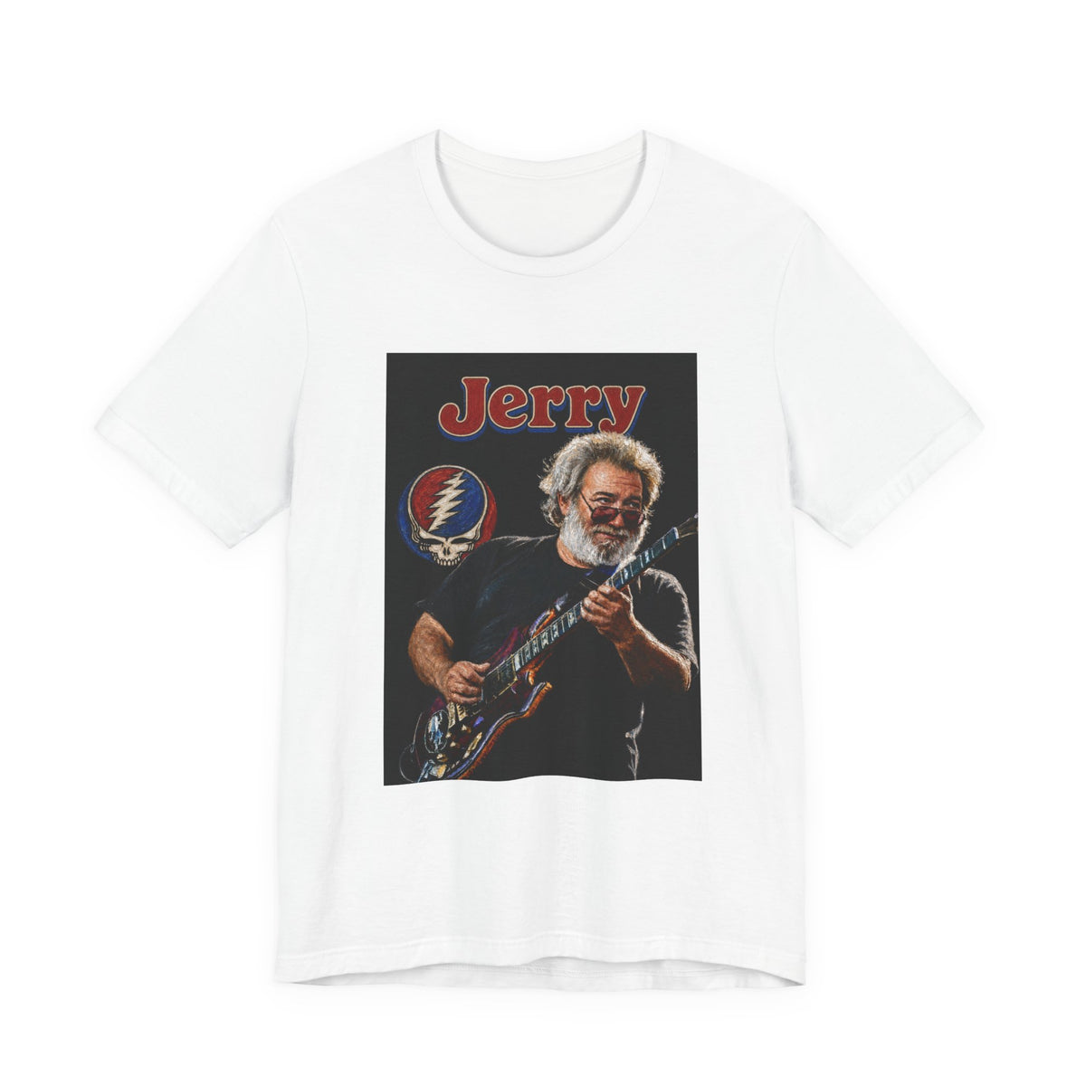 Jerry Garcia Guitar Portrait T Shirt