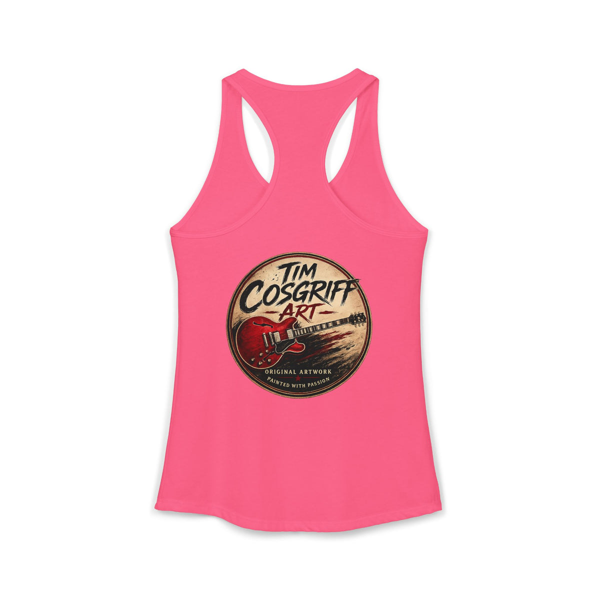 Alvin Lee at Woodstock Women's Racerback Tank