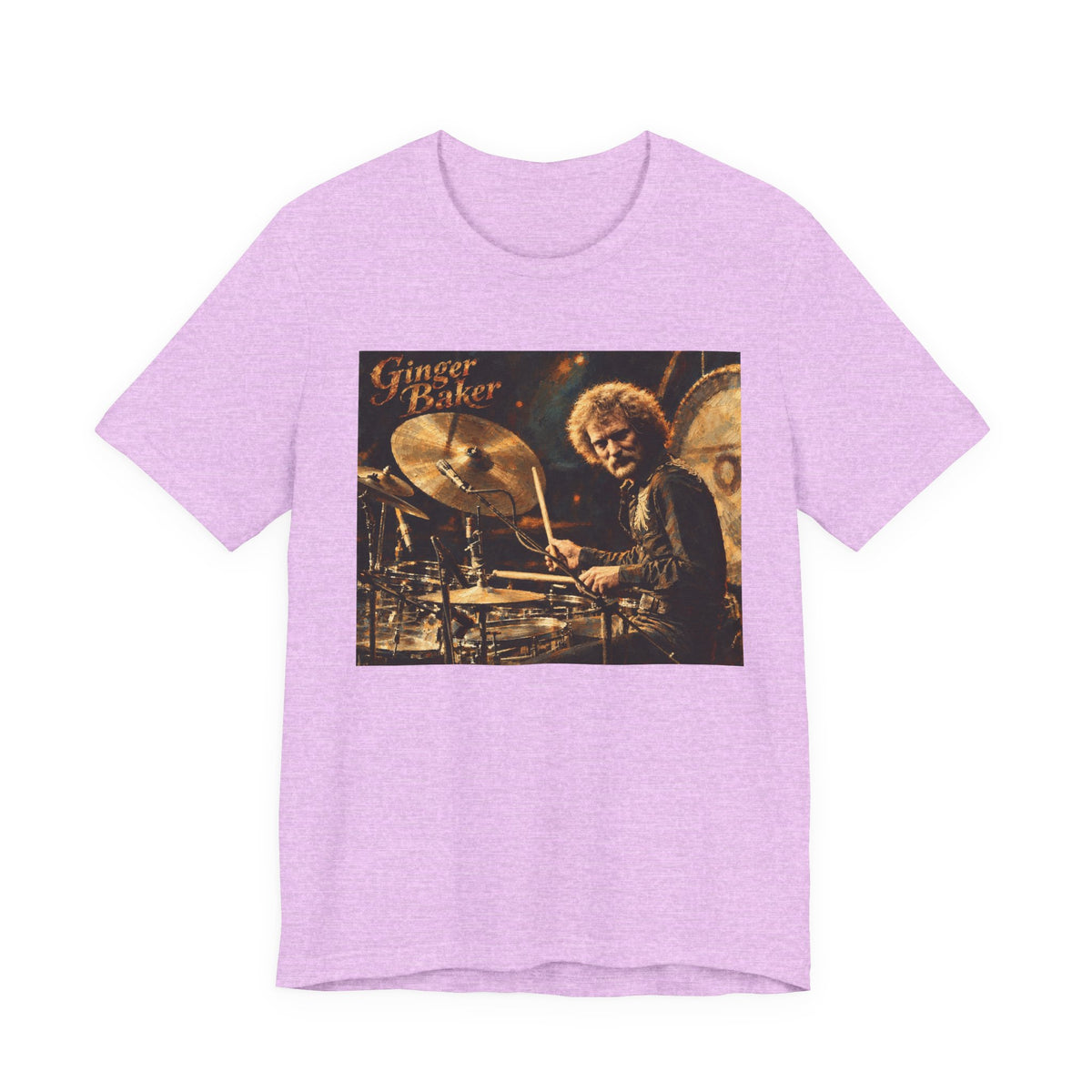 Ginger Baker Drummer T Shirt