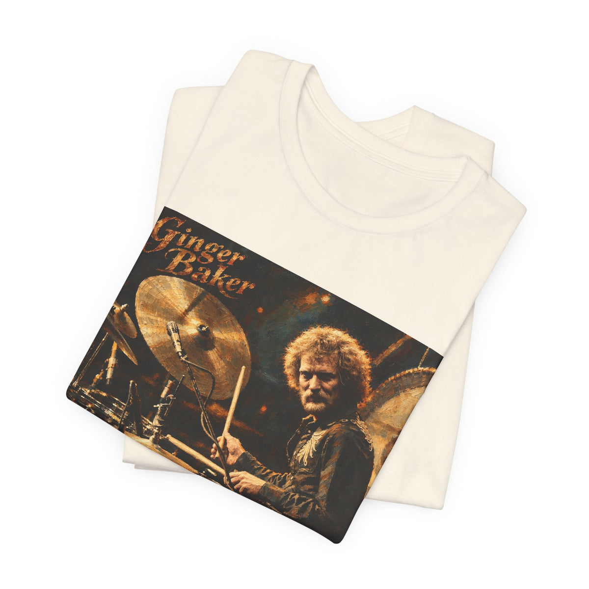 Ginger Baker Drummer T Shirt