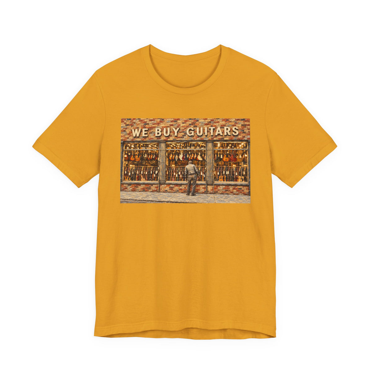We Buy Guitars Vintage Music Store Tee
