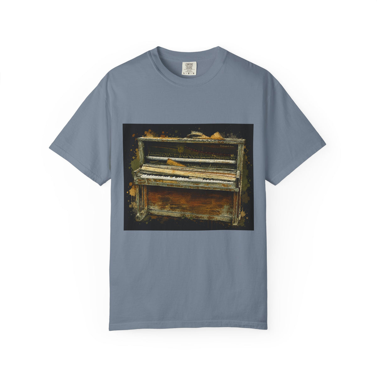 Vintage Piano Original Art T Shirt