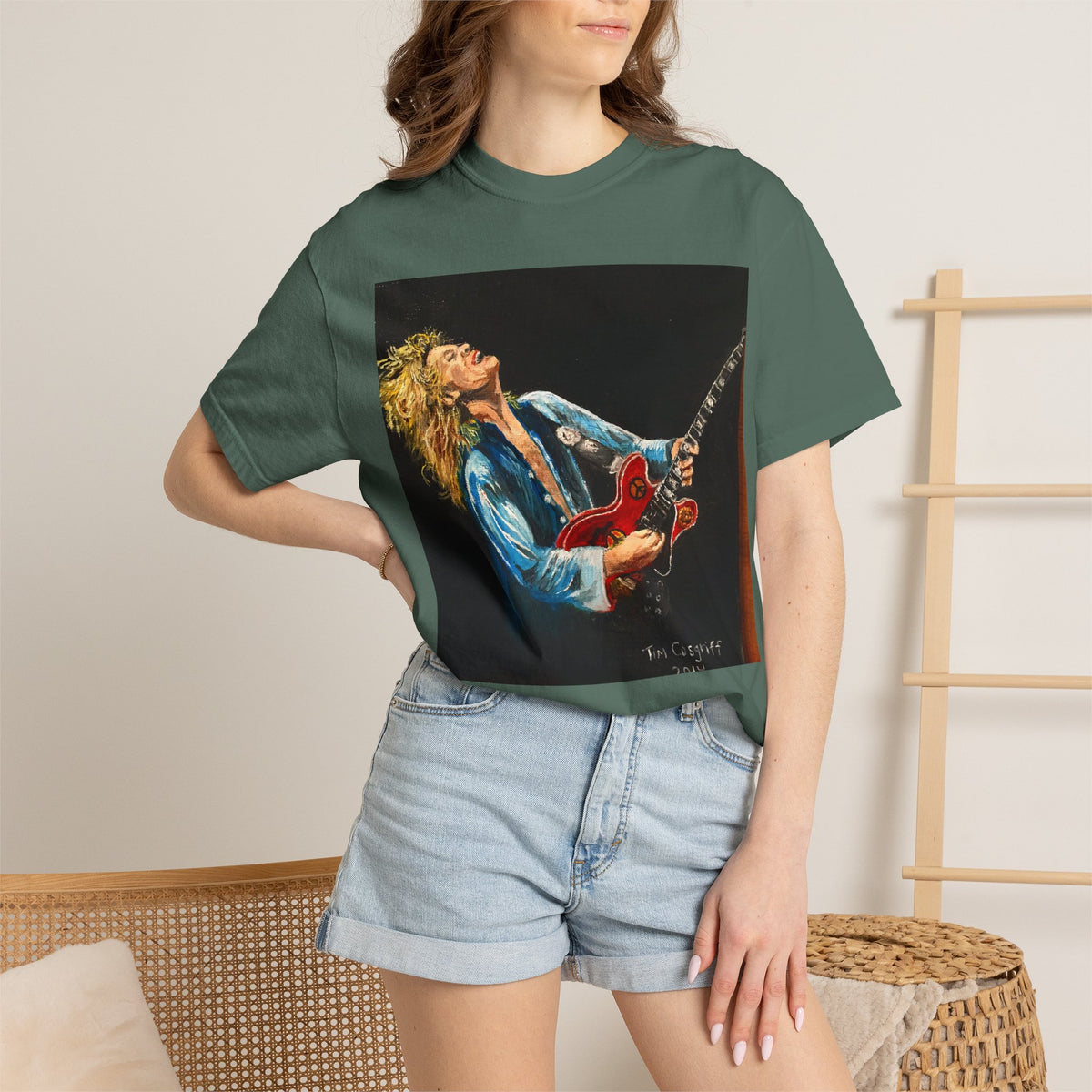 Guitar T Shirt Alvin Lee