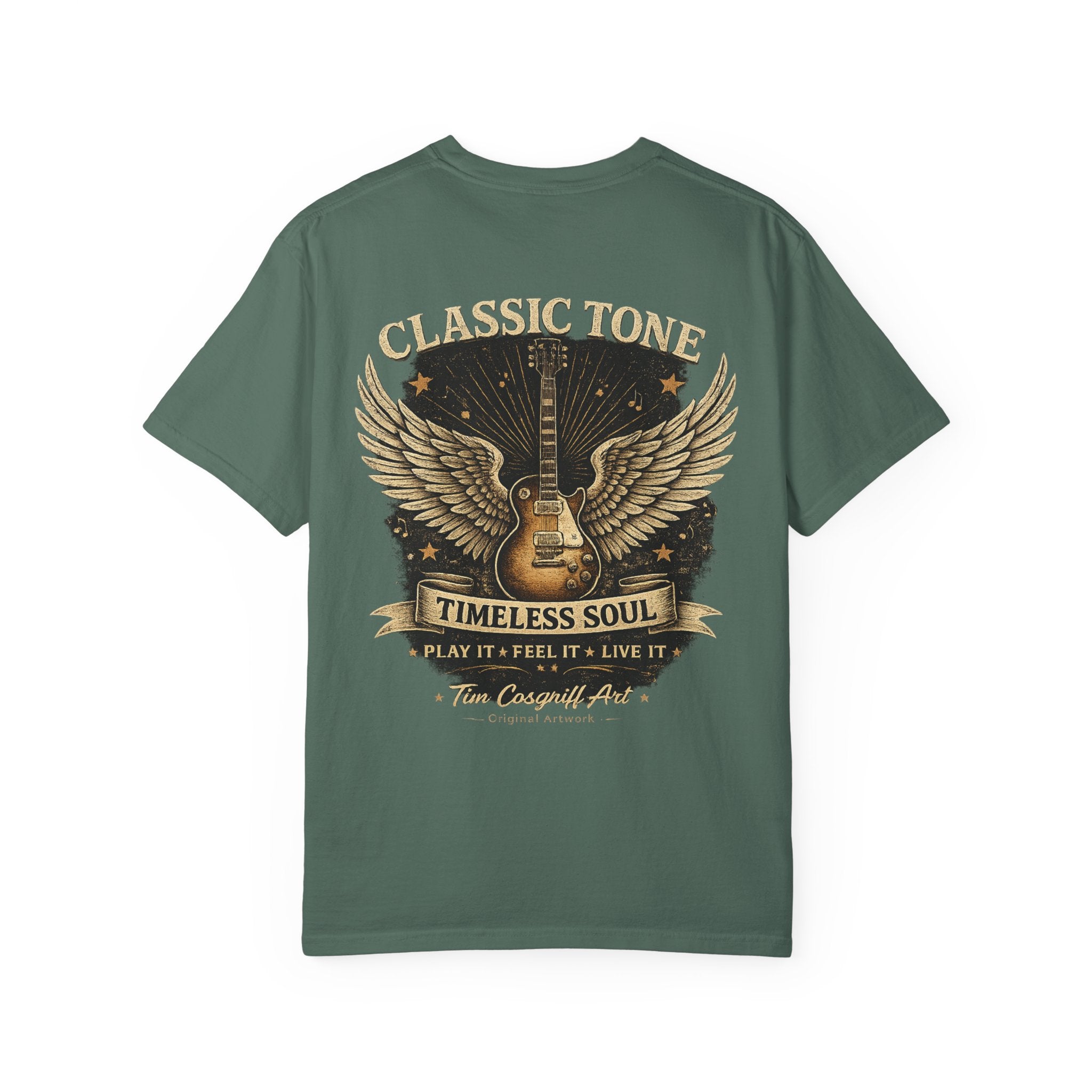 Graphic T-Shirt — Classic Tone “Timeless Soul” Guitar Rock Tee