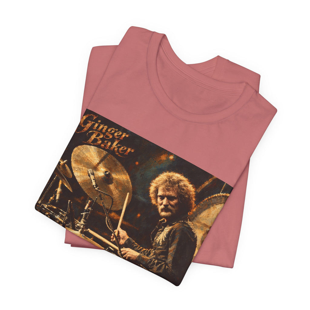 Ginger Baker Drummer T Shirt