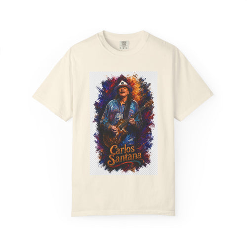 Carlos Santana Guitar  T Shirt