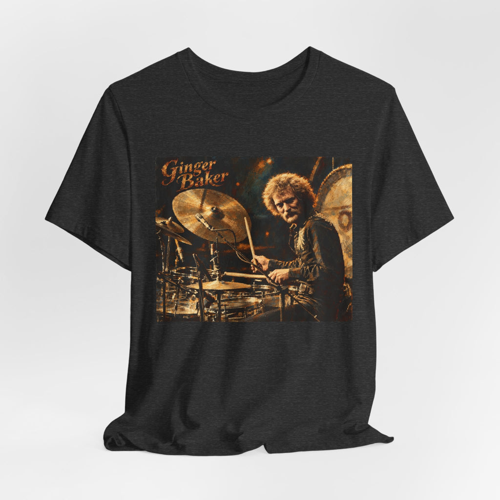 Ginger Baker Drummer T Shirt