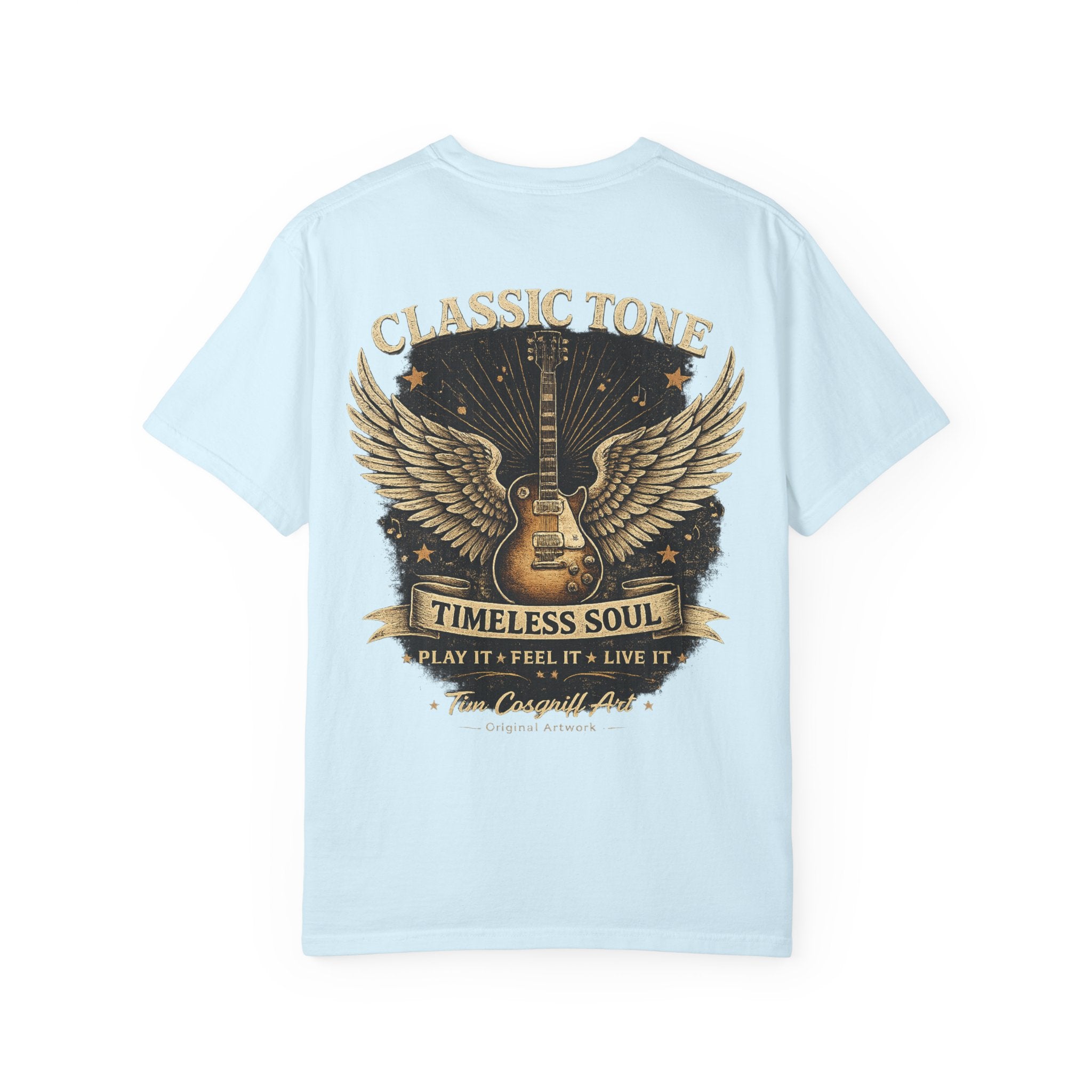 Vintage Guitar T-Shirt — "Classic Tone: Timeless Soul" Rock Music Tee
