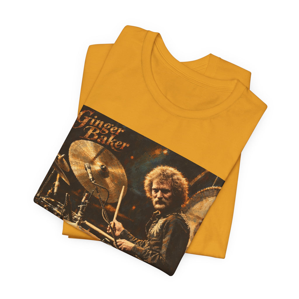 Ginger Baker Drummer T Shirt