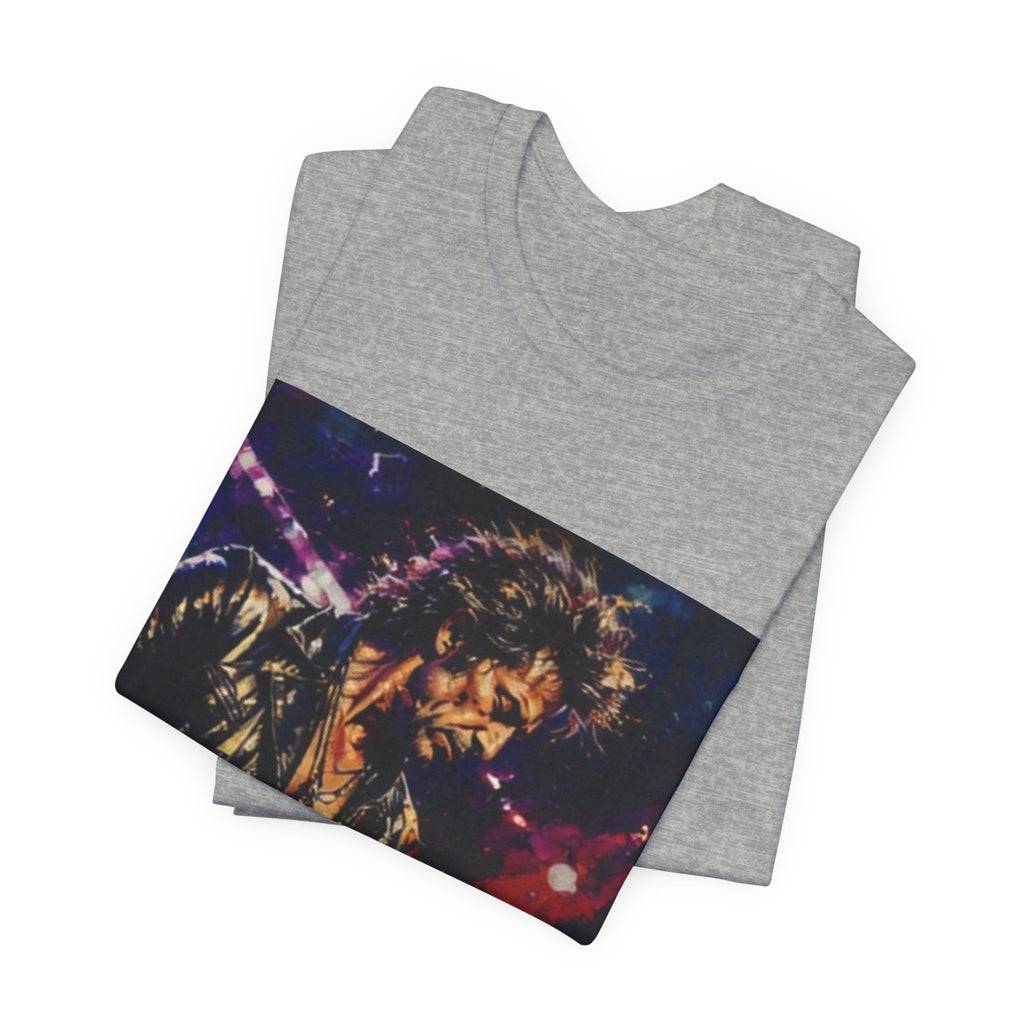 Guitarist Concert Graphic Tee — Vintage Rock Music Band Shirt