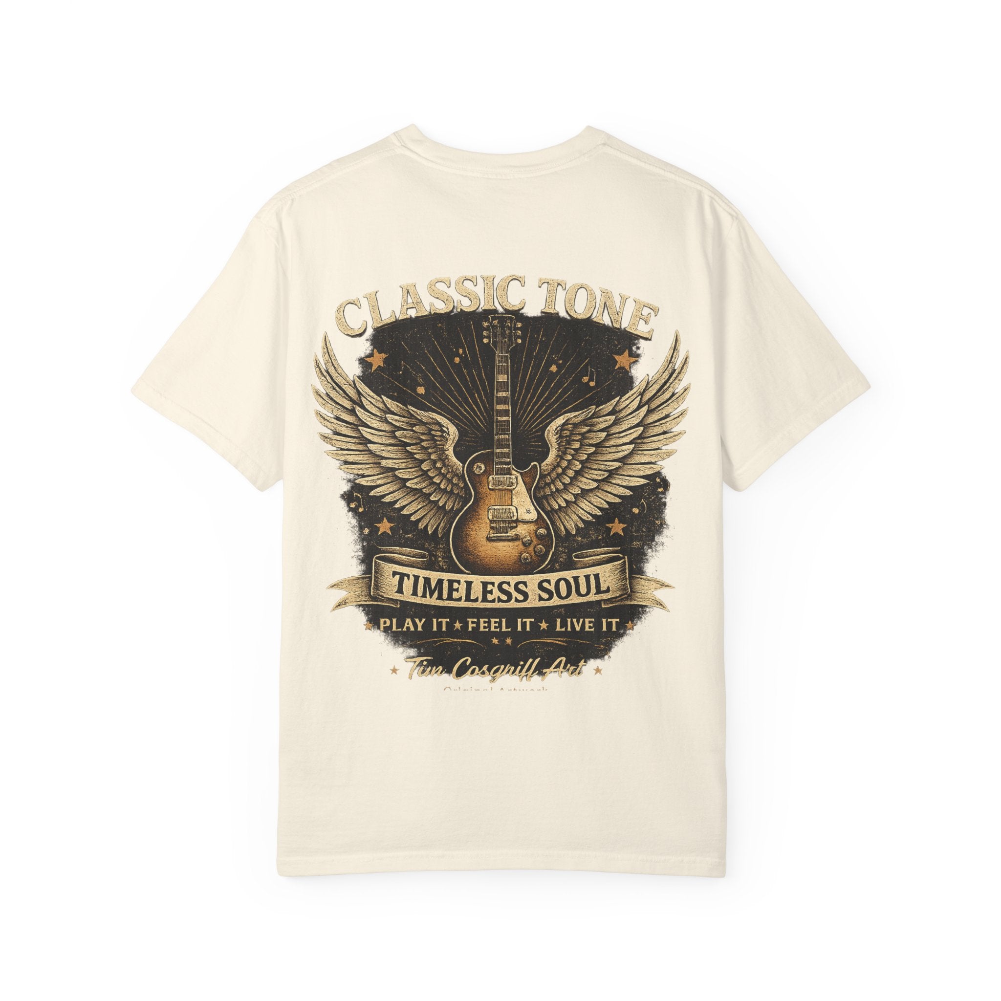 Copy of Classic Tone Timeless Soul Guitar T-Shirt — Winged Guitar Rock Tee