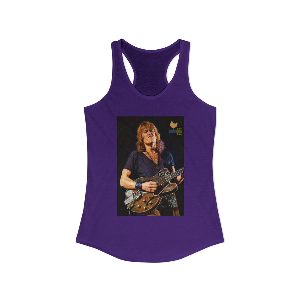Alvin Lee at Woodstock Women's Racerback Tank