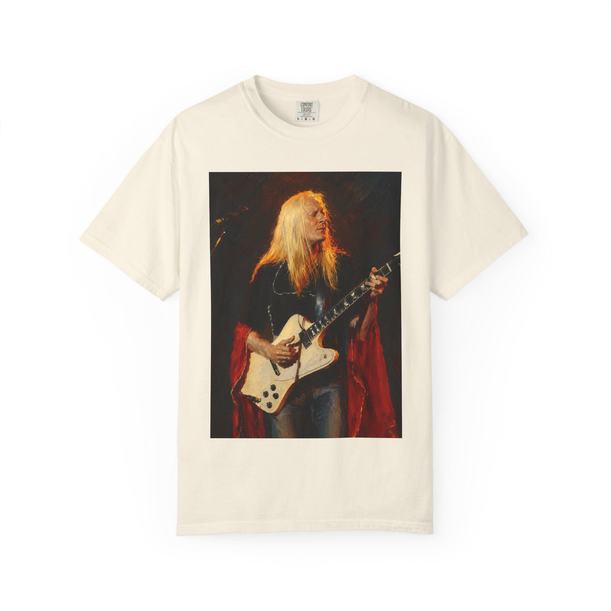 Johnny Winter Guitar T Shirt