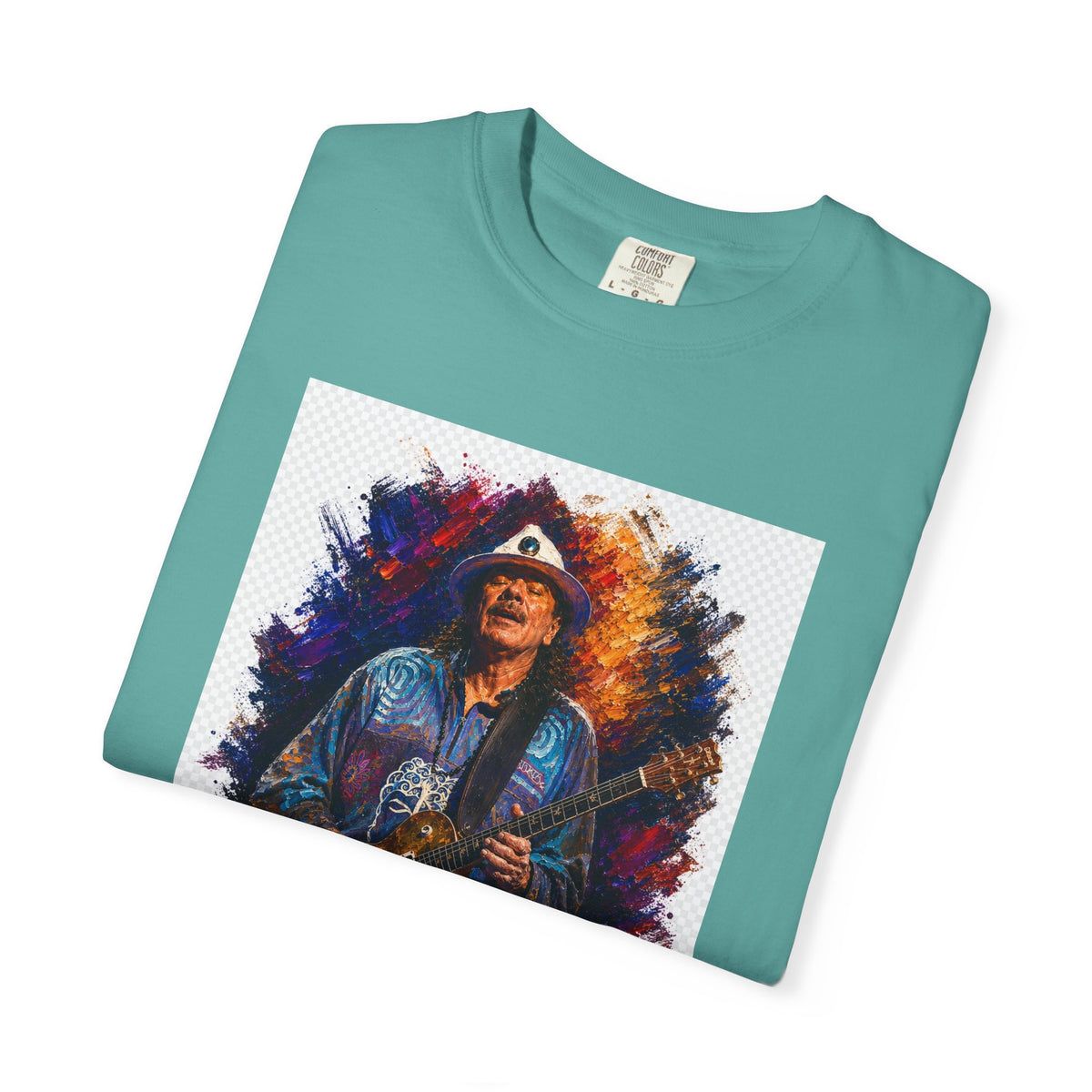 Carlos Santana Guitar  T Shirt