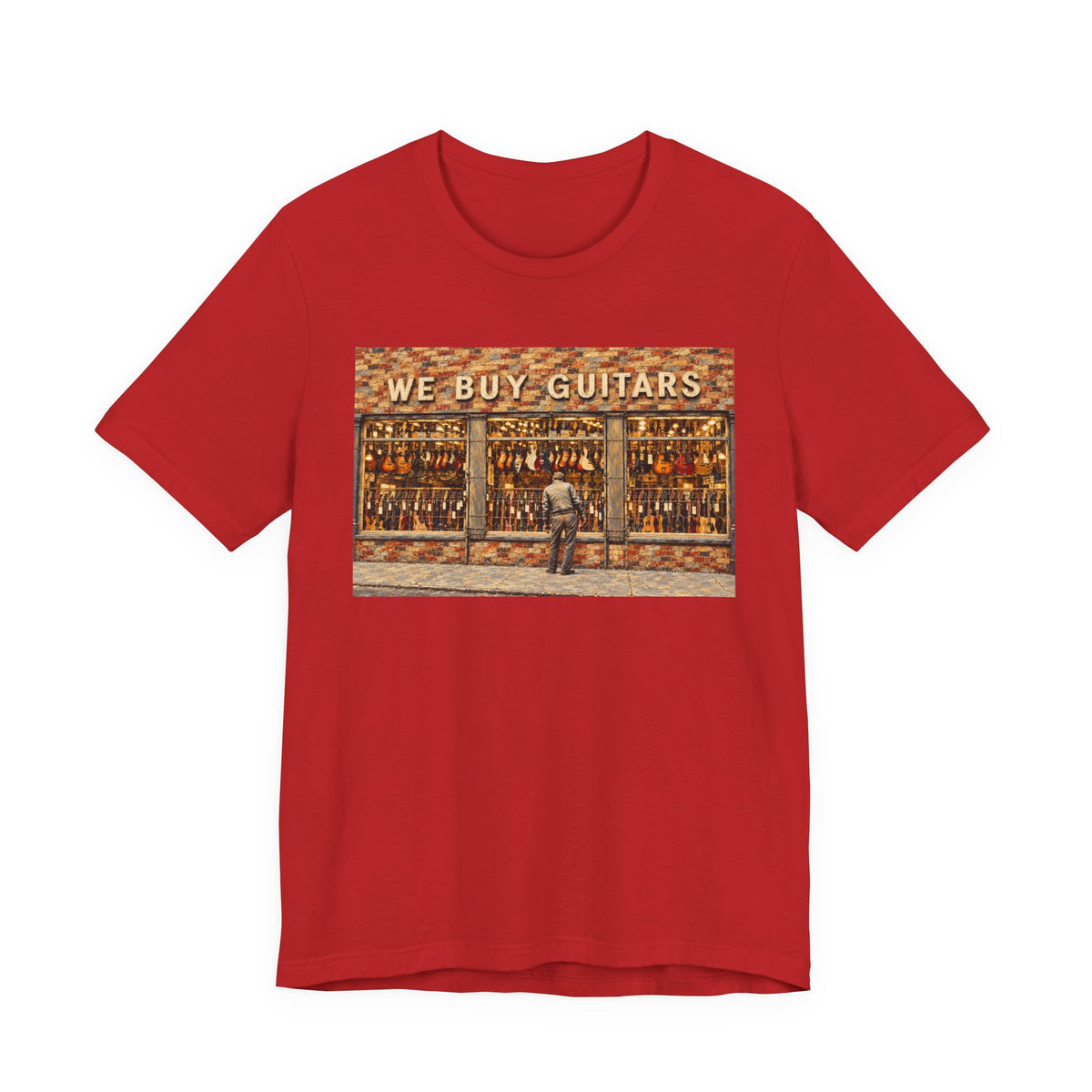 We Buy Guitars Vintage Music Store Tee