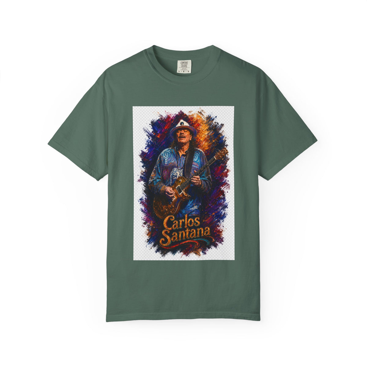 Carlos Santana Guitar  T Shirt