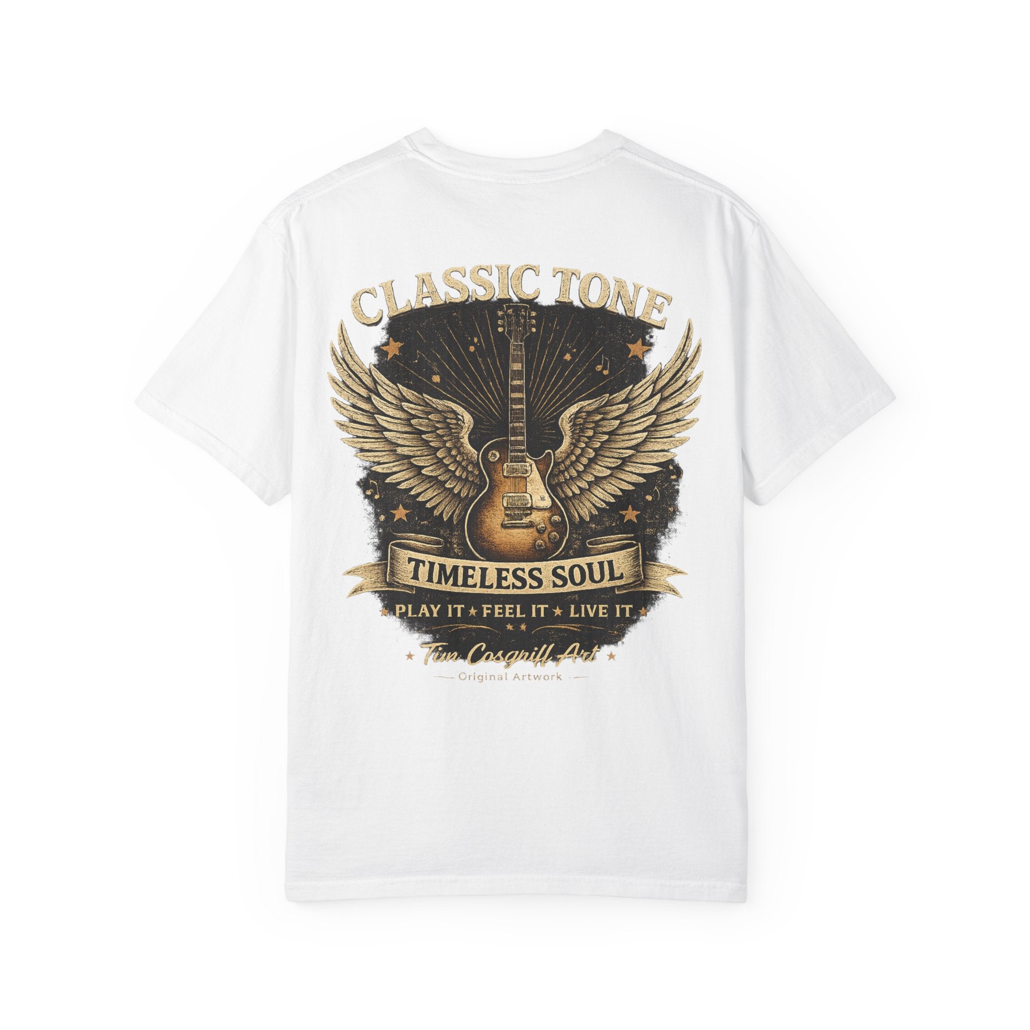 Classic Tone Timeless Soul Guitar T-Shirt — Vintage Rock Music Tee
