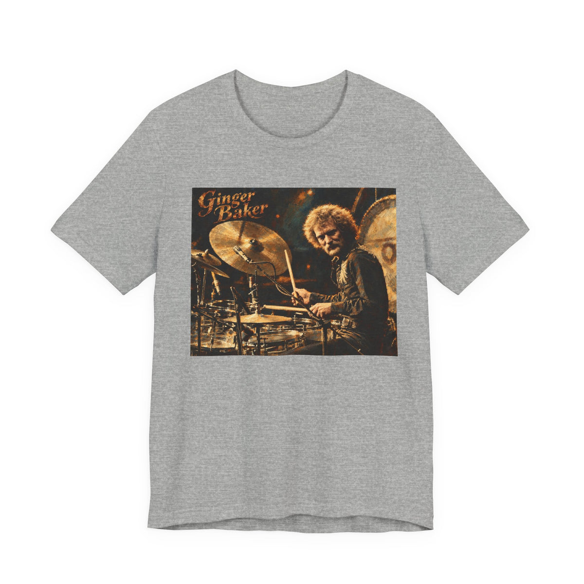 Ginger Baker Drummer T Shirt