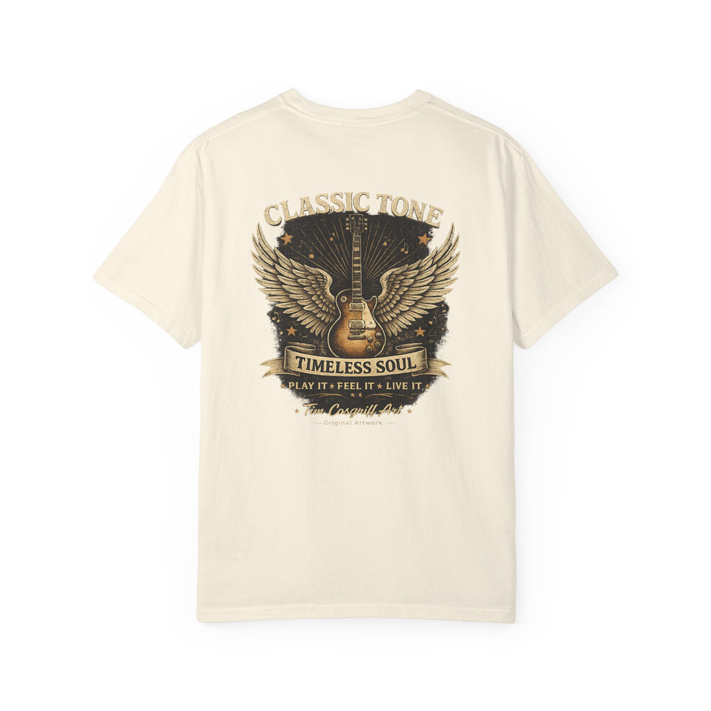 Guitar Vintage Tee — "Classic Tone, Timeless Soul" Rock Music T-Shirt