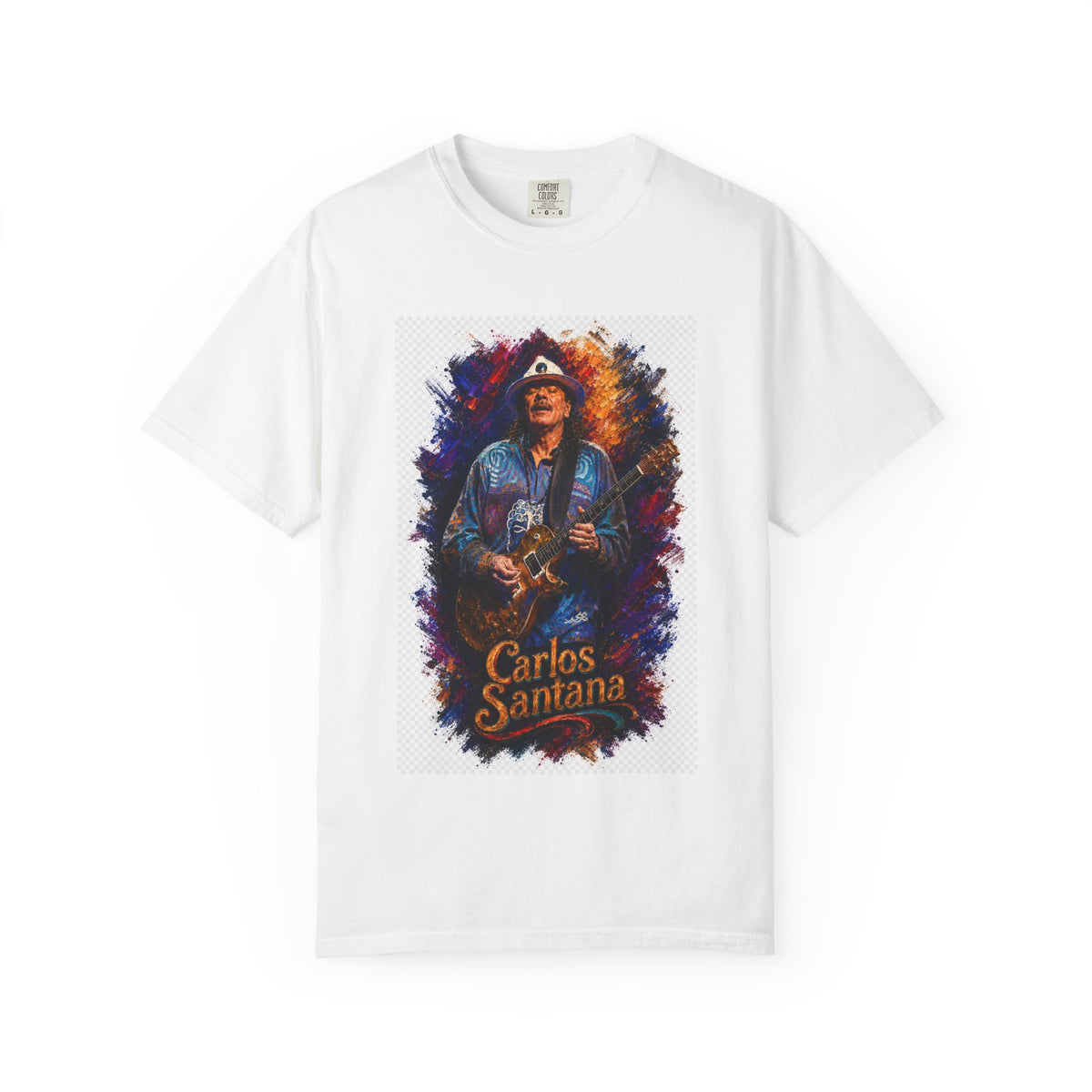 Carlos Santana Guitar  T Shirt