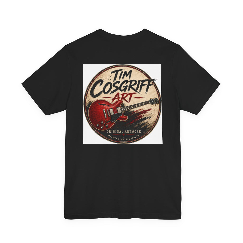 Guitar Island Sunset T Shirt