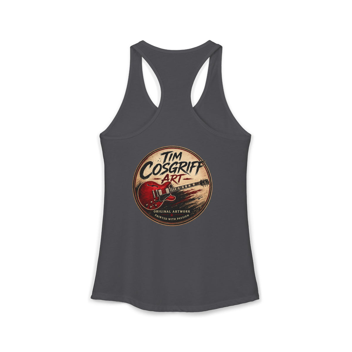 Jimmy Page Guitarist Women's Ideal Racerback Tank