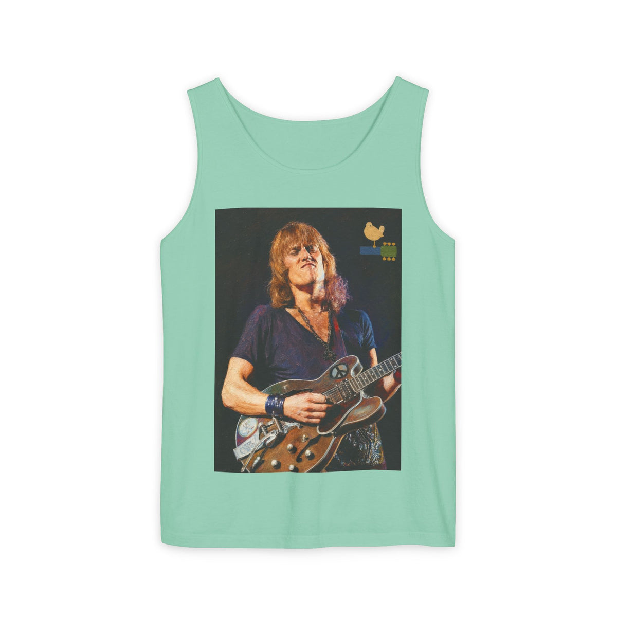 Alvin Lee at Woodstock Tank Top Unisex