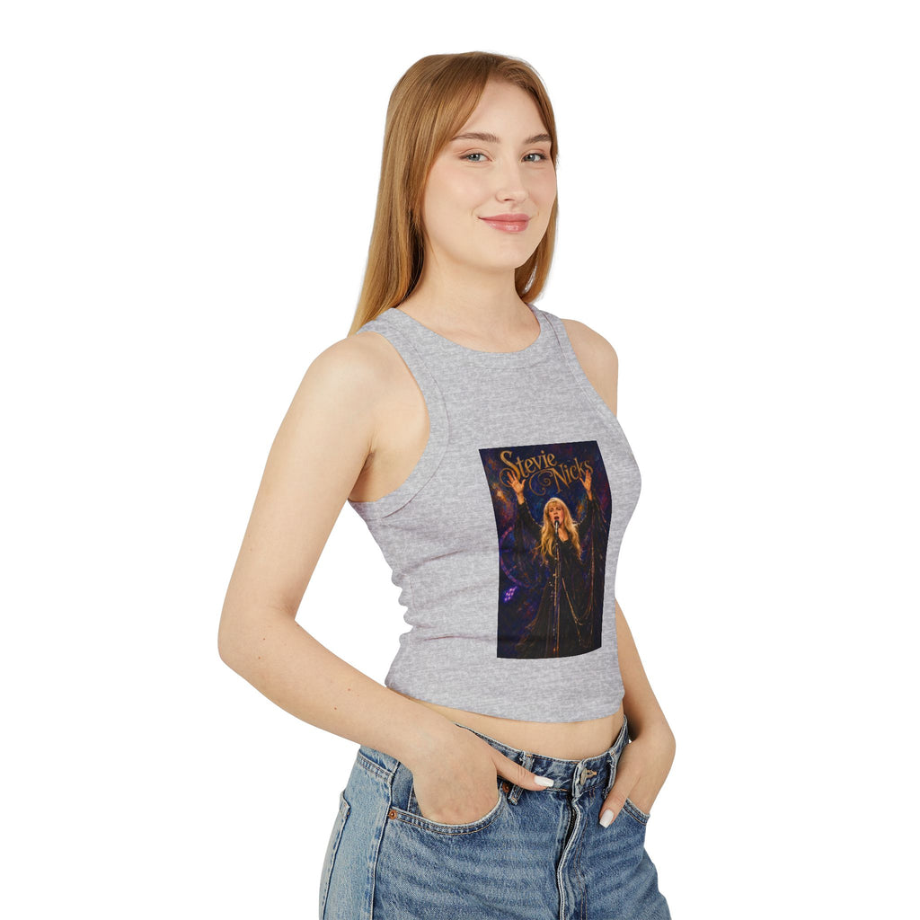 Racer Tank Top Classic Rock Graphic Stevie Nicks