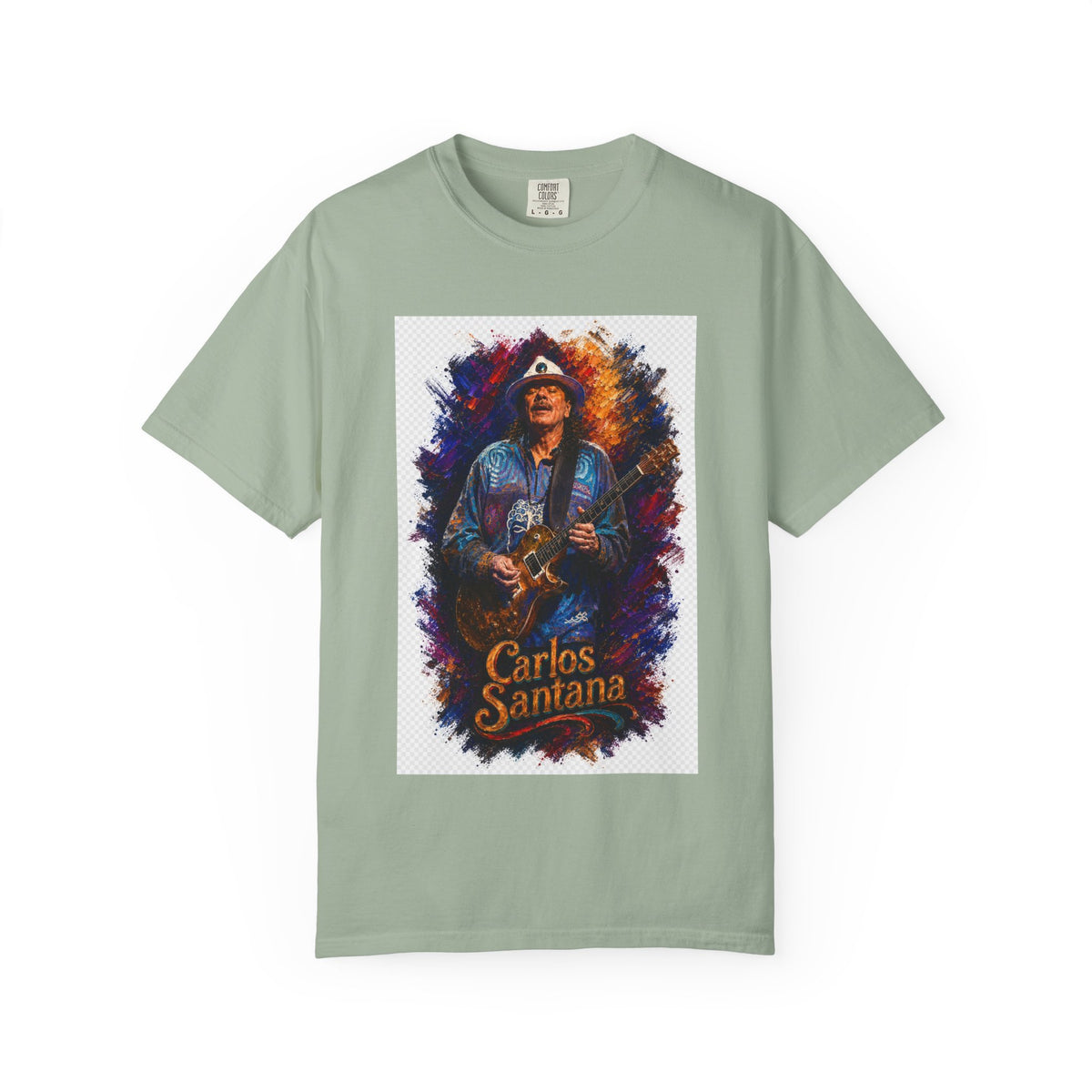 Carlos Santana Guitar  T Shirt