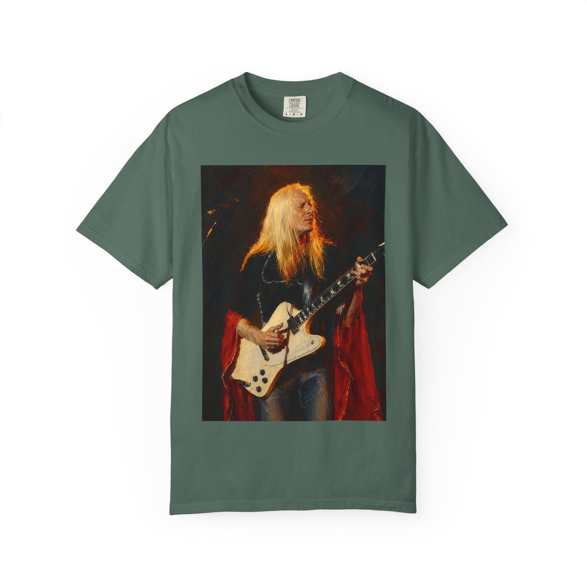 Johnny Winter Guitar T Shirt