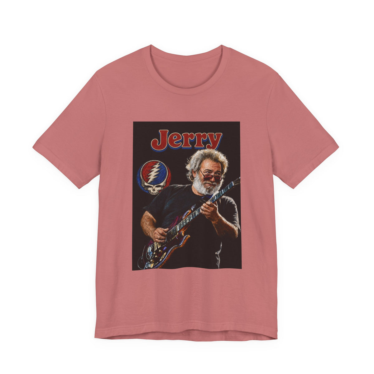 Jerry Garcia Guitar Portrait T Shirt