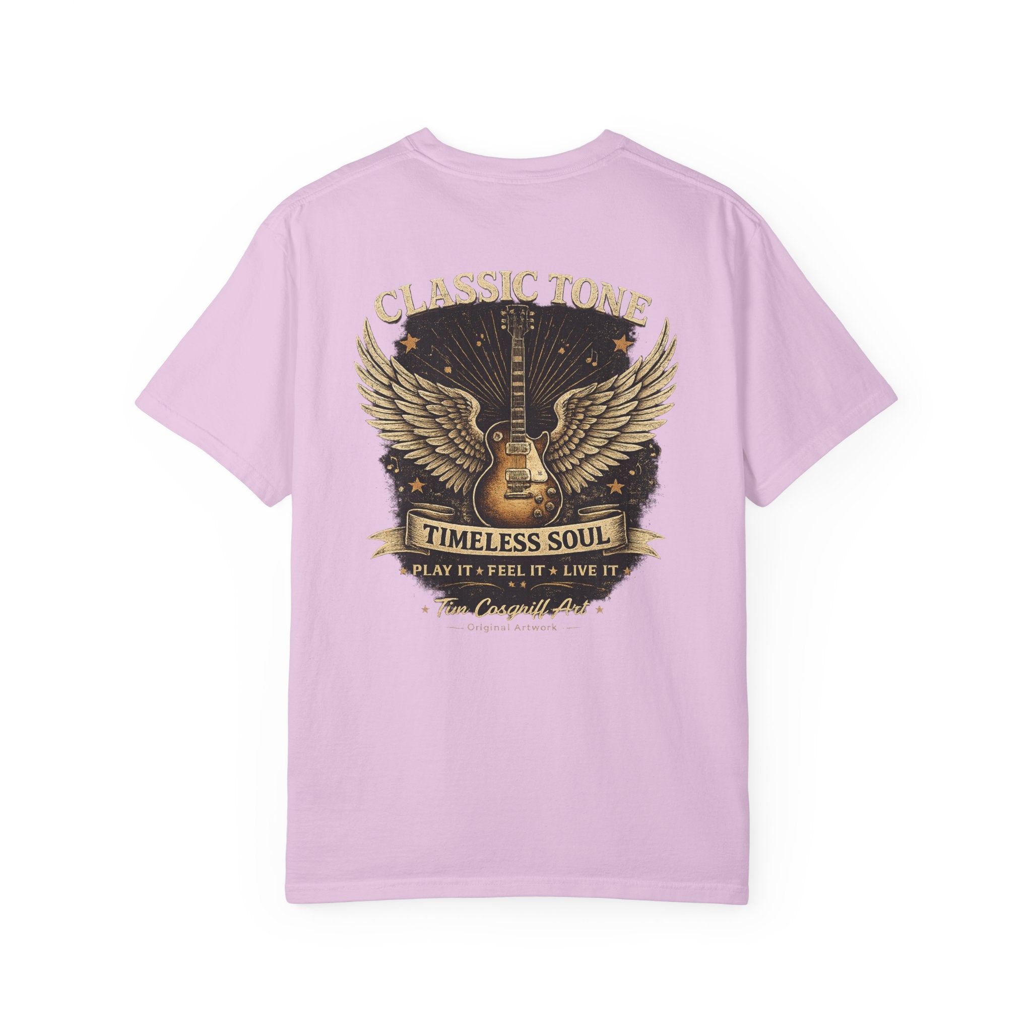 Classic Rock Guitar T-Shirt — "Classic Tone Timeless Soul" Vintage Band Tee