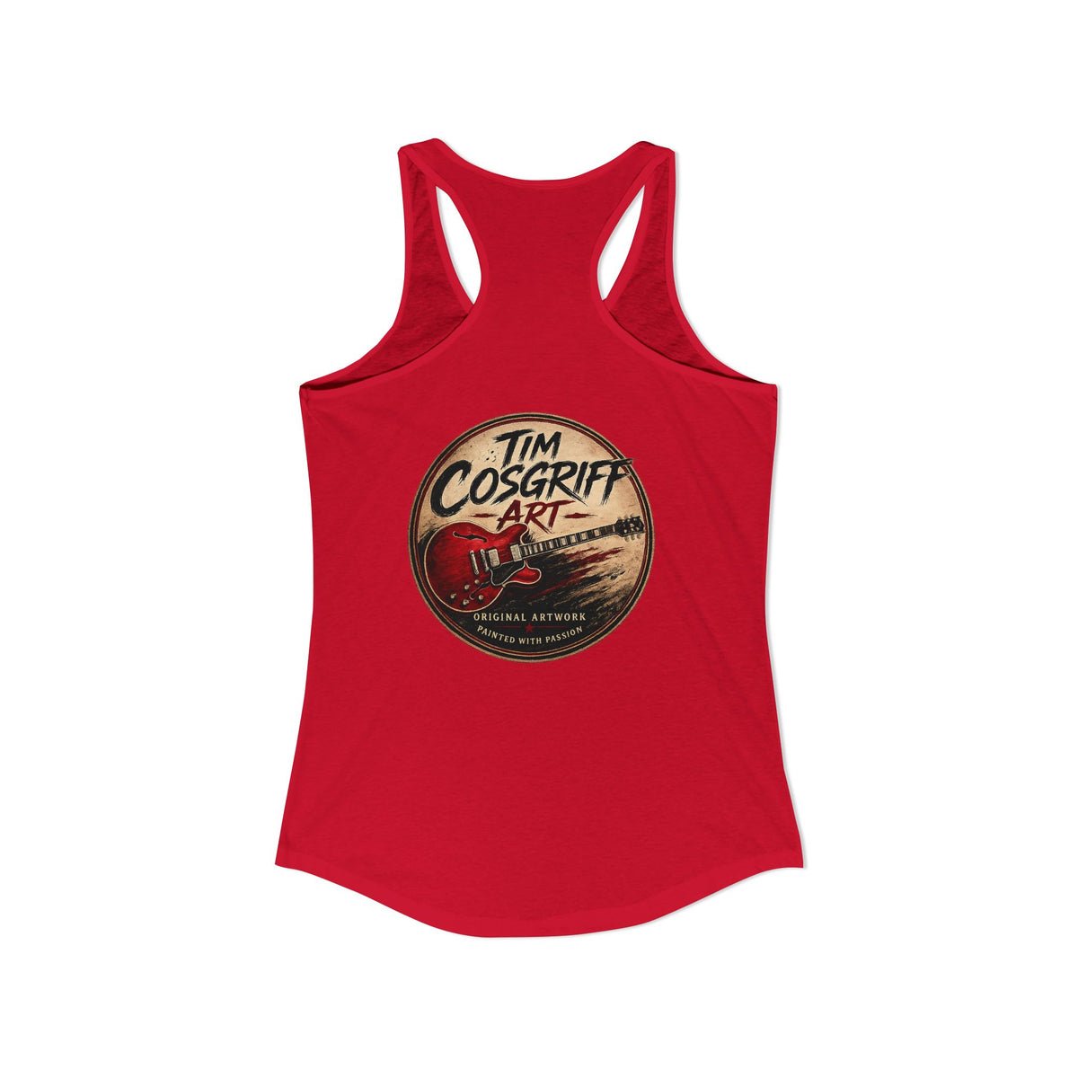 Jimmy Page Guitarist Women's Ideal Racerback Tank