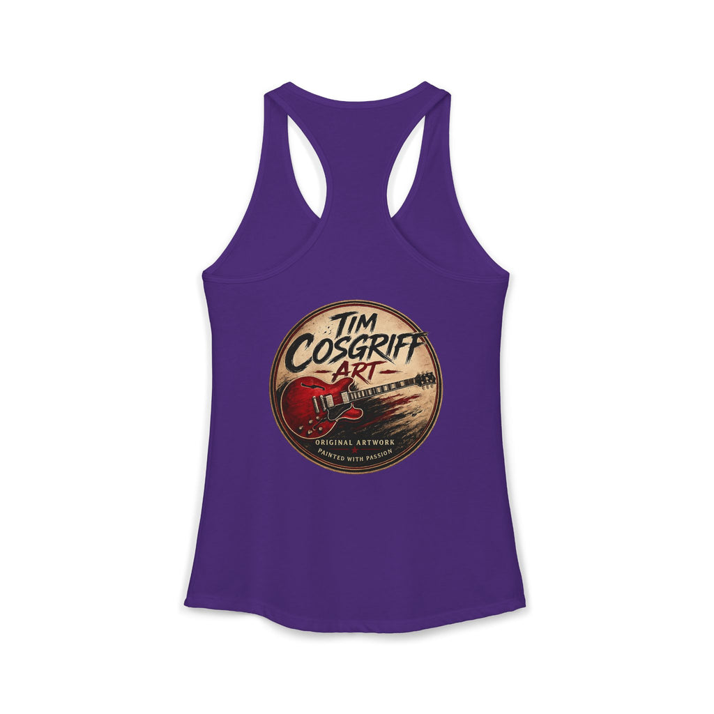Alvin Lee at Woodstock Women's Racerback Tank