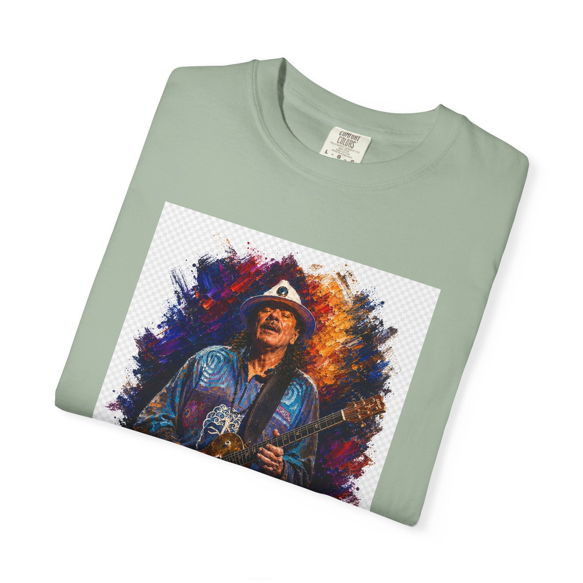 Carlos Santana Guitar  T Shirt