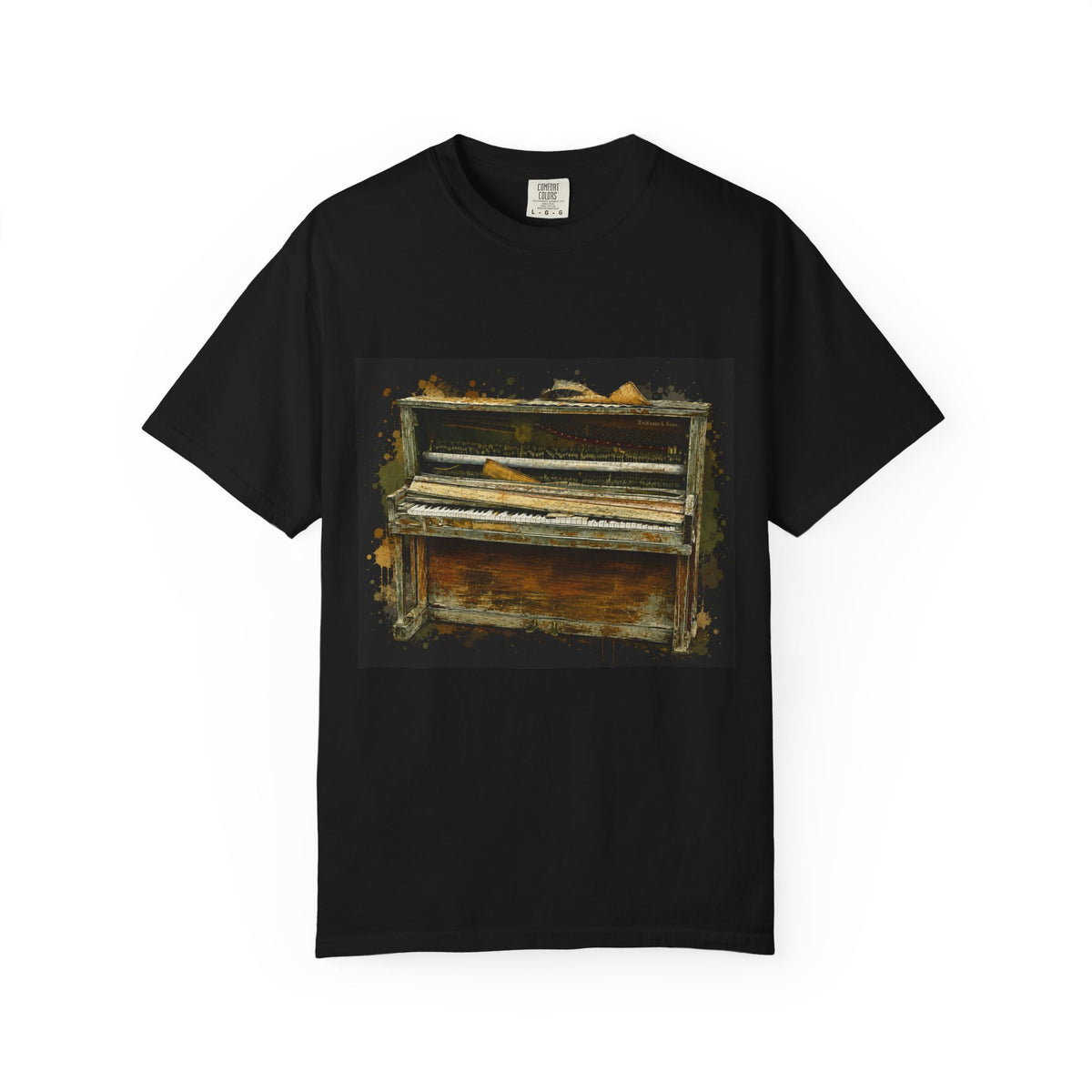 Vintage Piano Original Art T Shirt