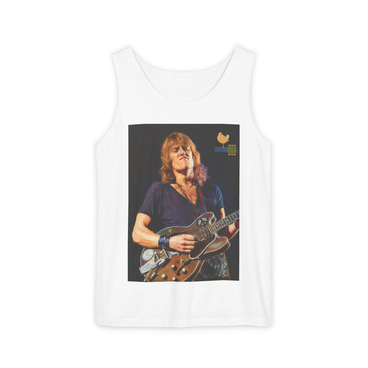 Alvin Lee at Woodstock Tank Top Unisex