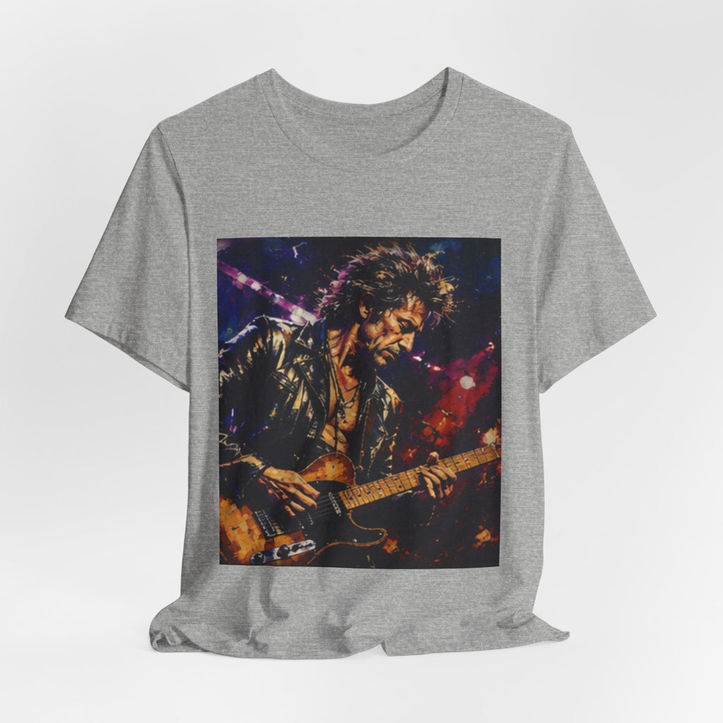 Guitarist Concert Graphic Tee — Vintage Rock Music Band Shirt