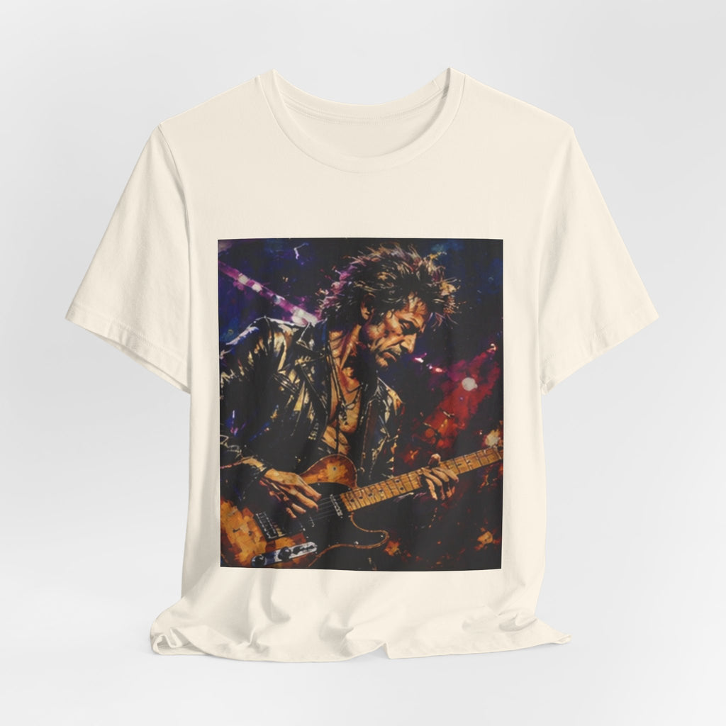 Guitarist Concert Graphic Tee — Vintage Rock Music Band Shirt
